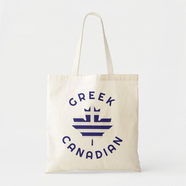 Tote Bag Racines grecques canadiennes (Devant)