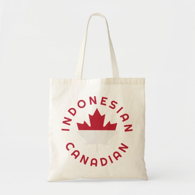 Tote Bag Racines indonésiennes canadiennes (Devant)
