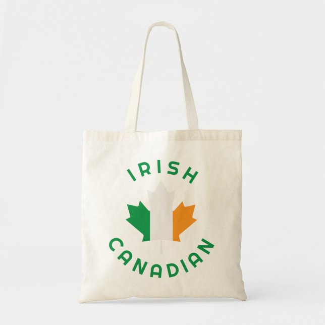 Tote Bag Racines irlandaises canadiennes (Devant)