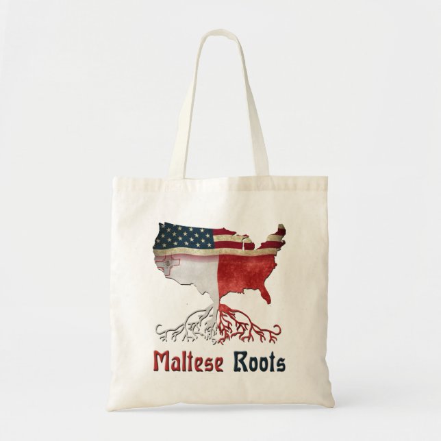 Tote Bag Racines maltaises américaines (Devant)
