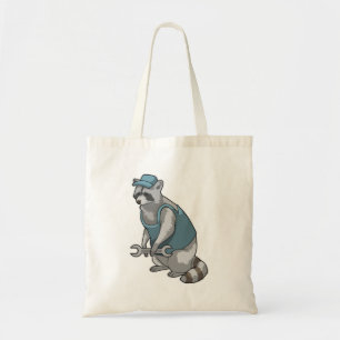 Tote Bag Racoon comme artisan avec une clé
