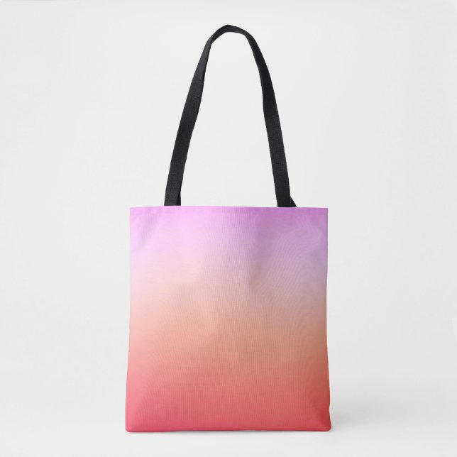 Tote Bag Radiant Pastel Sunset Gradient (Devant)
