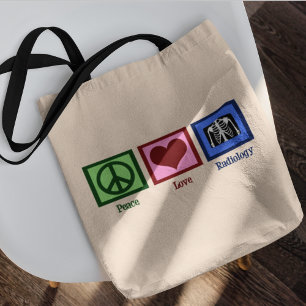 Tote Bag Radiologie d'amour de paix