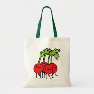 Tote Bag Radish Happy Bunch - Radis être heureux!