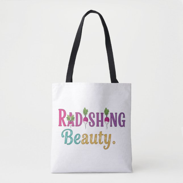 Tote Bag Radishing Beauty. (Devant)