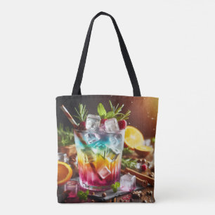 Tote Bag Rainbow Cocktail – Freshness & Colorful Vibes