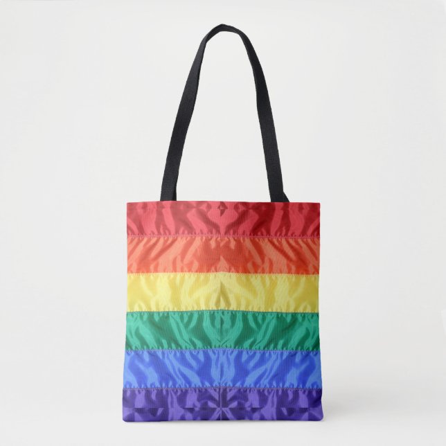 Tote Bag Rainbow Flag Gay pride LGBTQ L'amour LGBT (Devant)