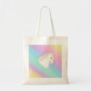 Tote Bag Rainbow Horse Unicorn Equestrium Girly