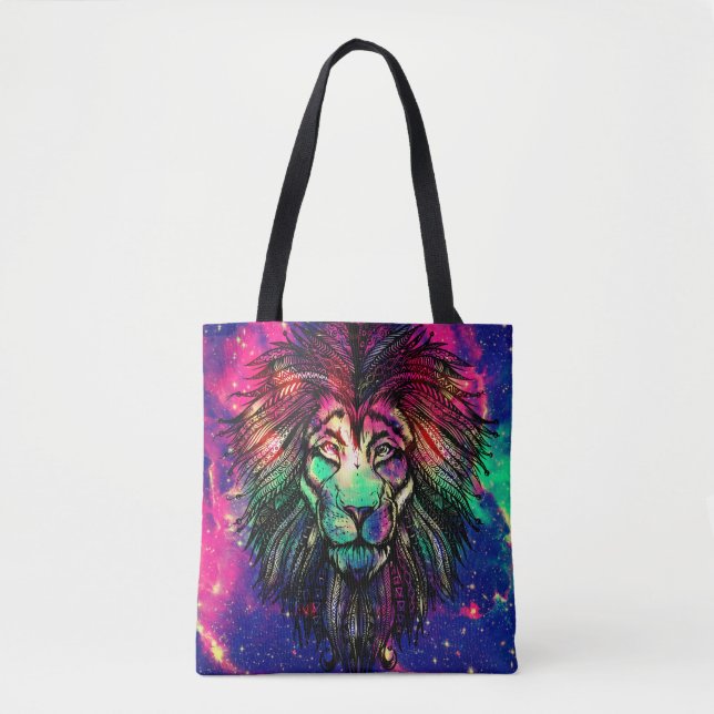 Tote Bag Rainbow Lion (Devant)