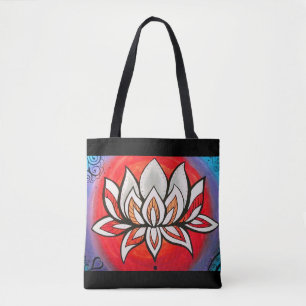 Tote Bag Rainbow Lotus Fourre-tout