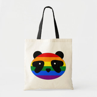 Tote Bag Rainbow Panda, LGBTQ Panda, Queer Panda - Fierté