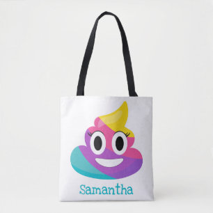 Tote Bag Rainbow Poop Emoji