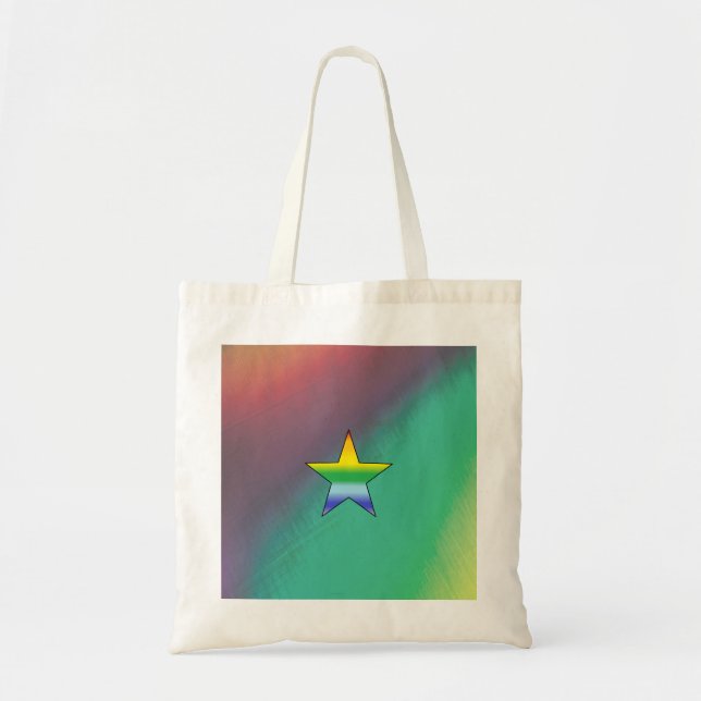 Tote Bag Rainbow Star (Devant)