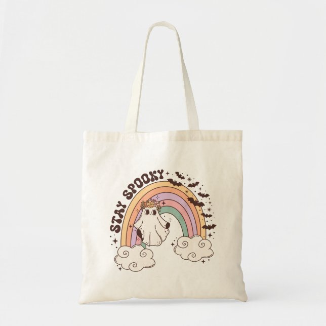 Tote Bag Rainbow Stay Éffrayant (Devant)