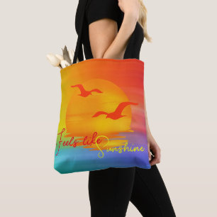 Tote Bag Rainbow Sunrise Sunshine Fourre-tout