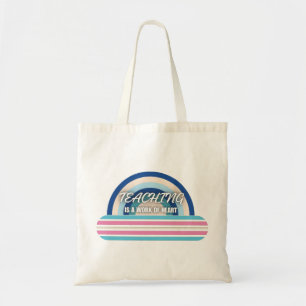 Tote Bag Rainbow Teaching est un travail de coeur
