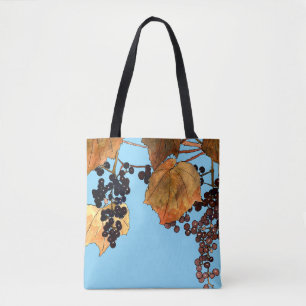 Tote Bag Raisins de givre Art nouveau