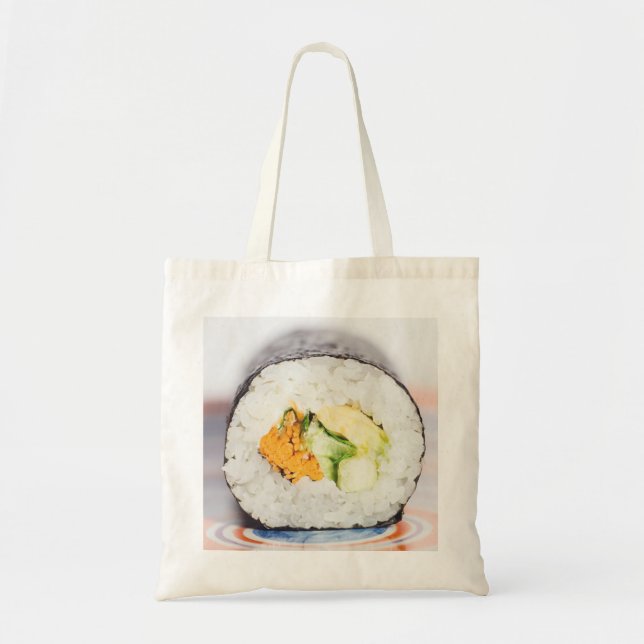 Tote Bag Râle de sushi Poisson et riz (Devant)