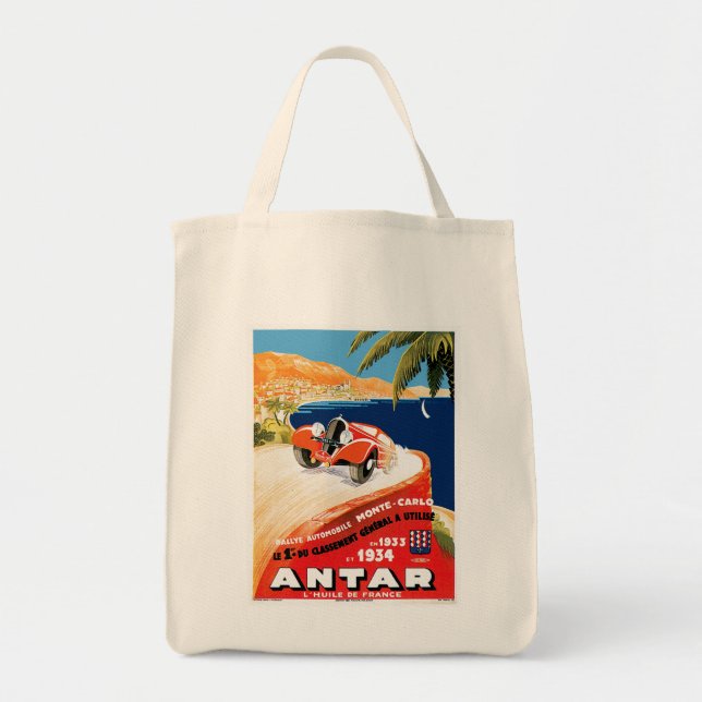 Tote Bag Rallye Automobile de Monte Carlo (Devant)