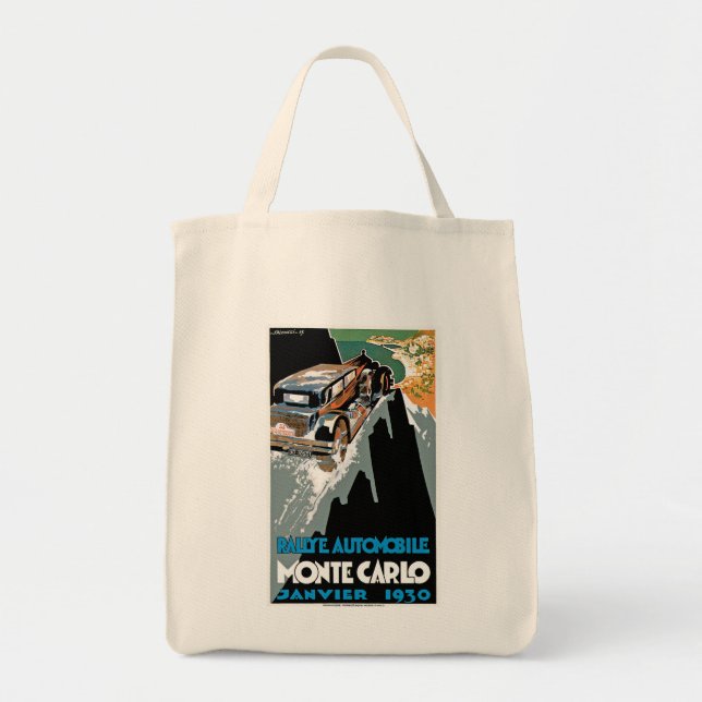 Tote Bag Rallye Automobile Monte Carlo (Devant)