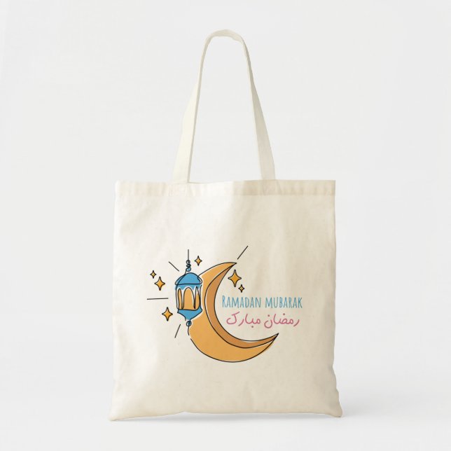 Tote Bag Ramadan moubarak, Ramadan moubarak (Devant)