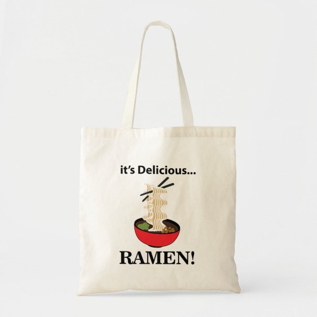 Tote Bag Ramen C'est délicieux Ramen (Devant)