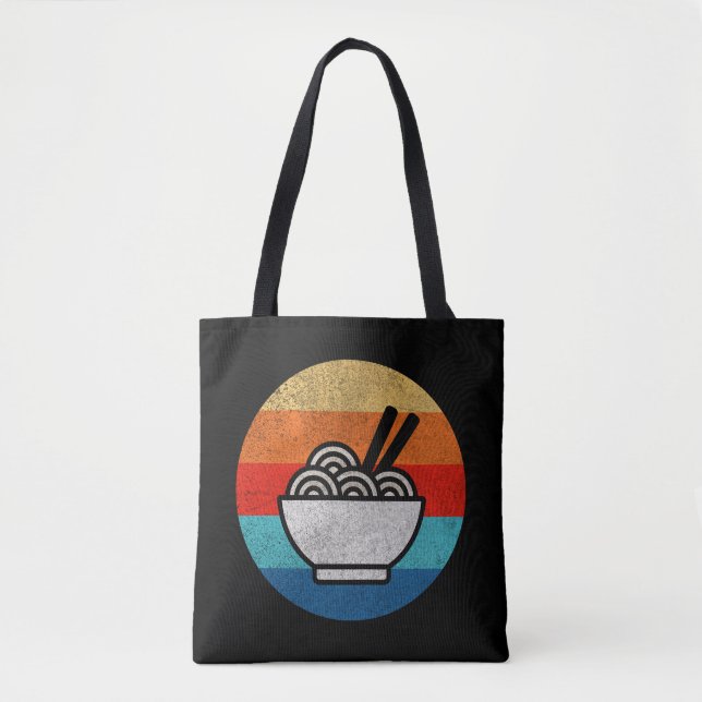 Tote Bag Ramen de style rétro (Devant)