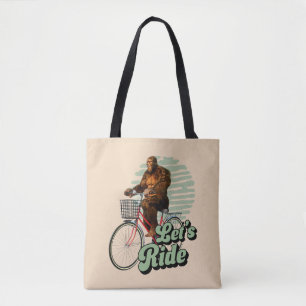 Tote Bag Randonnée à vélo dans la forêt de Sasquatch