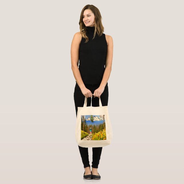 Tote Bag Randonnée en nature (Devant (modèle))