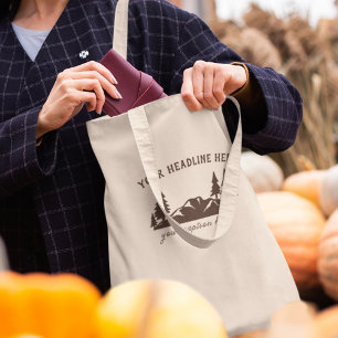 Tote Bag Randonnée Slogan Personnalisé, Camping, Extérieur