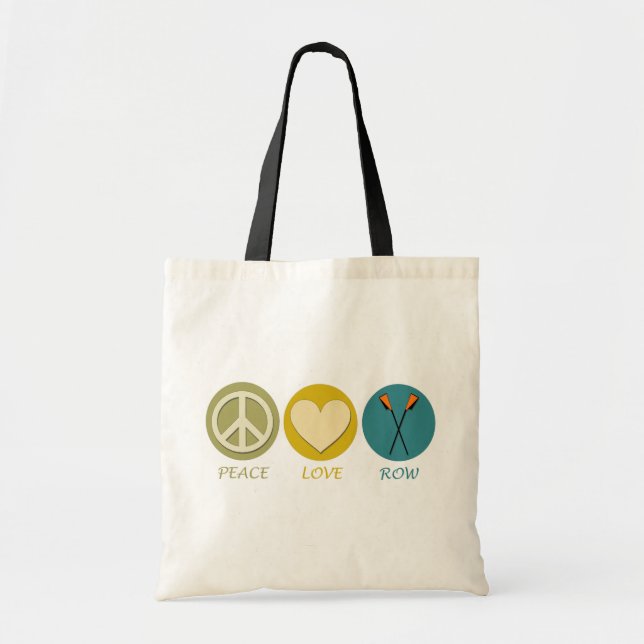 Tote Bag Rangée d'amour de paix (Devant)