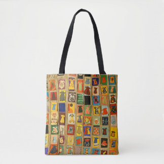 Tote Bag rangées de robes de petite fille mignonnes