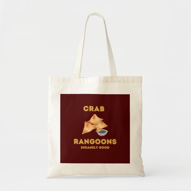 Tote Bag Rangoon de crabe délirant (Devant)