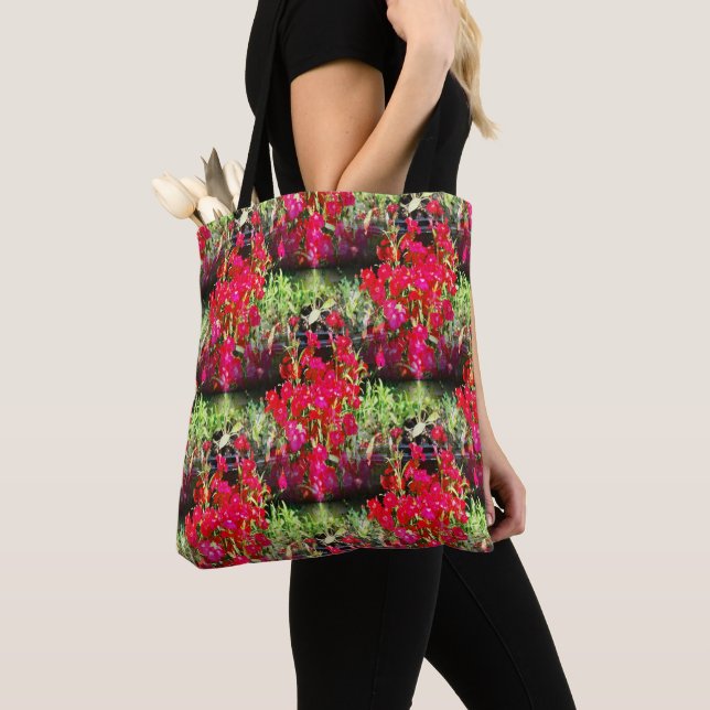 Tote Bag Rangs d'œillets..... (De près)