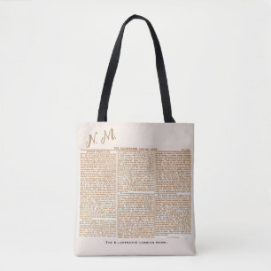 Tote Bag Rapport de journal sur la mort du général Lee