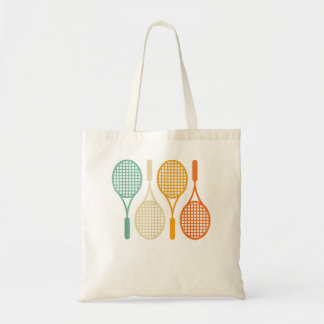 Tote Bag Raquette de tennis Retro vintagePour joueur de ten