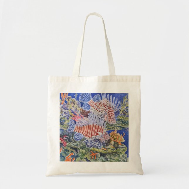 Tote Bag Rascasse volante rouge (Devant)