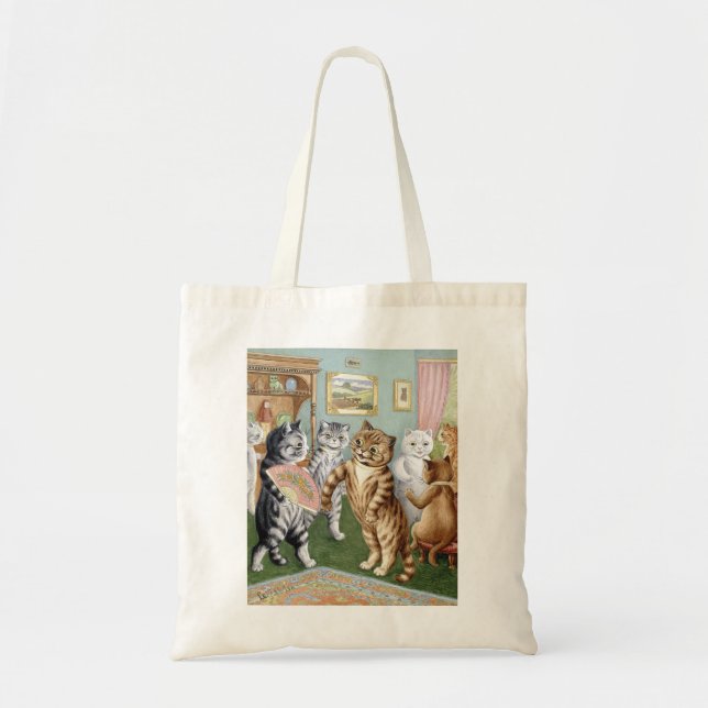Tote Bag Rassemblement de chats, Louis Wain (Devant)