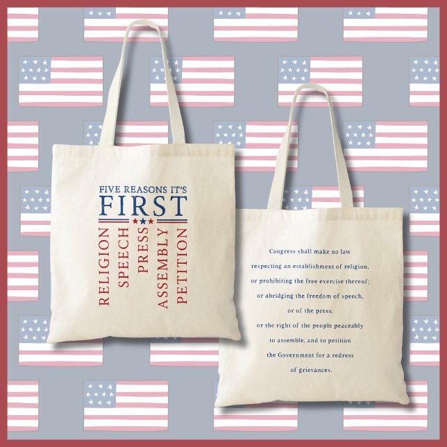 Tote Bag Rassemblement de protestation pour la liberté d'ex (Créateur téléchargé)