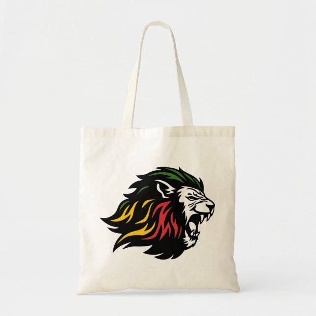 Tote Bag Rasta Lion (Devant)