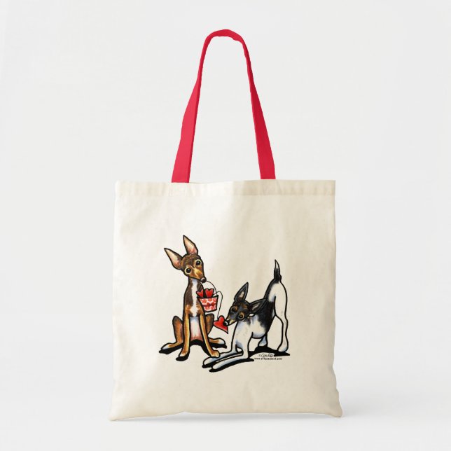 Tote Bag Rat Terrier Sweethees (Devant)