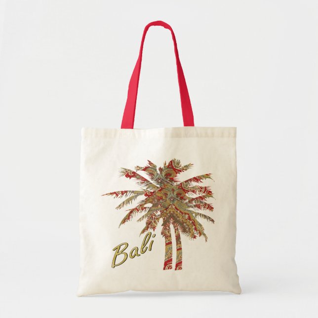 Tote Bag Ratih Paisley Palm Trees (Devant)