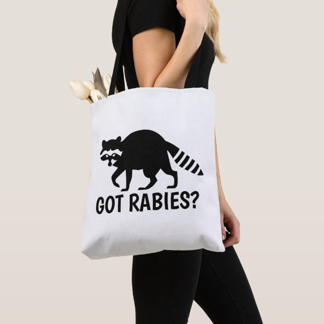 Tote Bag Raton laveur atteint de la rage (De près)