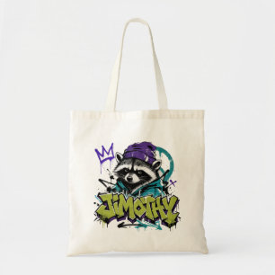Tote Bag Raton laveur graffiti art urbain style punk