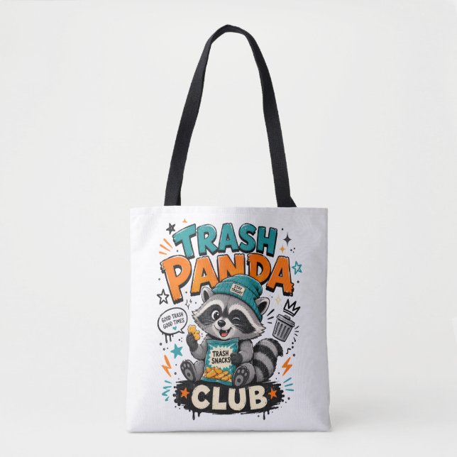 Tote Bag raton laveur panda (Devant)