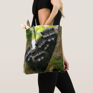 Tote Bag Ratons laveurs adorables de bébé