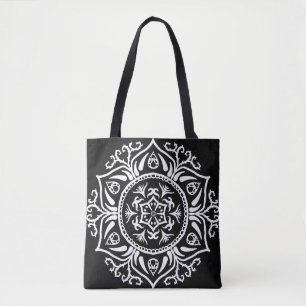 Tote Bag Raven Mandala