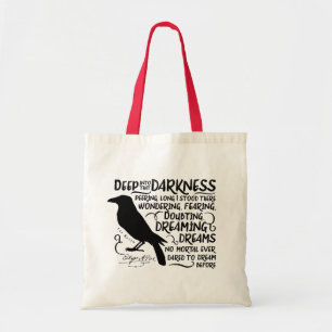 Tote Bag Raven (profondément dans cette obscurité) par