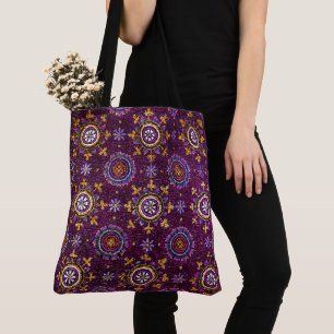 TOTE BAG RAVENNA BYZANTINE MOSAÏQUES, ÉTOILE, NUIT D'ÉTOILE