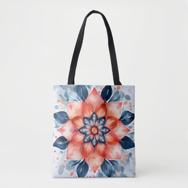 Tote Bag Rayonnement aquarelle (Devant)